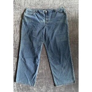 Basic Editions Classic Fit Woman 26W S Denim Blue medium Jeans NWT